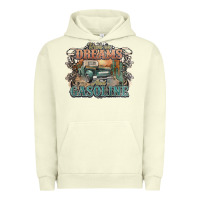 Pigment Pistachio runs on dreams and gasoline truck western Urban Hoodie - NancyCooperArtShop