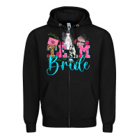 Black team bride Zipper Hoodie - Zillion Design Studio