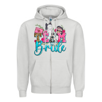 Dove Grey team bride Zipper Hoodie - Zillion Design Studio