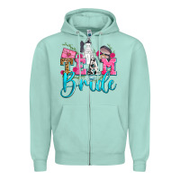 Seafoam team bride Zipper Hoodie - Zillion Design Studio