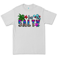 Dove Grey be salty Premium Tee - CowhideDigitalArt
