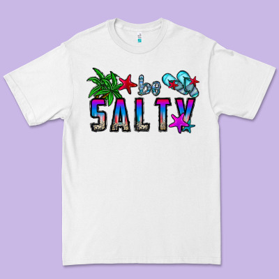 Be Salty Premium Tee Designed By Cowhidedigitalart