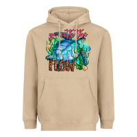 Mushroom go with the flow Heavyweight Hoodie - AdoDesignShop