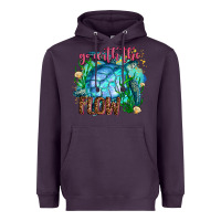 Plum go with the flow Heavyweight Hoodie - AdoDesignShop