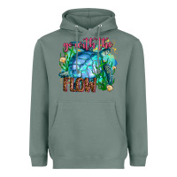 Sage go with the flow Heavyweight Hoodie - AdoDesignShop