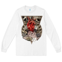 White Flower Skeleton Long Sleeve Tee - RanaPortraitStore