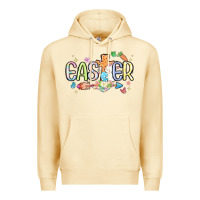 Pina Colada easter cross with bunny Premium Hoodie - MaliasSmallBusiness