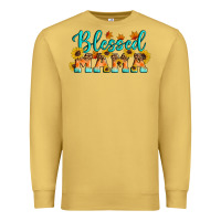 Antique Gold Blessed Mama Premium Sweatshirt - Artiststas
