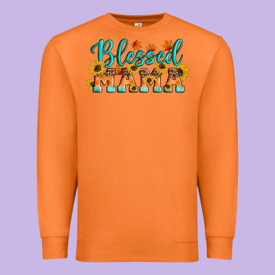Blessed Mama Premium Sweatshirt Designed By Artiststas