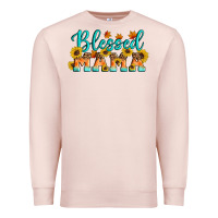 Pale Pink Blessed Mama Premium Sweatshirt - Artiststas