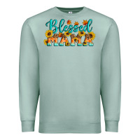 Seafoam Blessed Mama Premium Sweatshirt - Artiststas