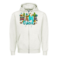 Oatmeal Heather mama tried Zipper Hoodie - Zillion Design Studio