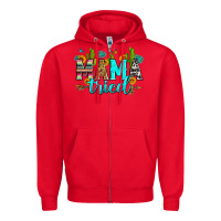 Red mama tried Zipper Hoodie - Zillion Design Studio