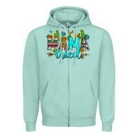 Seafoam mama tried Zipper Hoodie - Zillion Design Studio