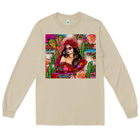 Mushroom mexico girl serape Long Sleeve Tee - Zillion Design Studio