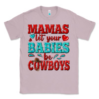 Lilac mamas let your babies be cowboys Classic Tee - texasbilliewilder