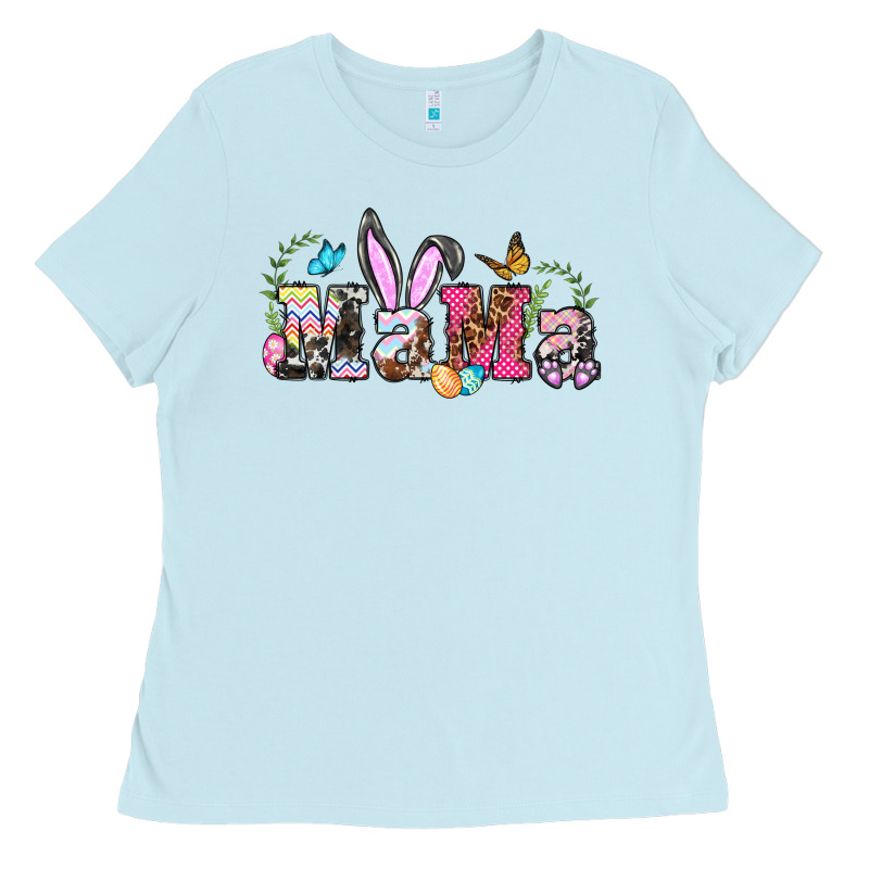 Easter Bunny Mama Ladies Tee by BarkalooDesign | Teevron