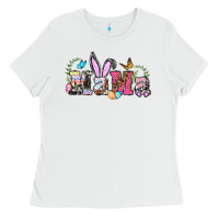 White easter bunny mama Ladies Tee - BarkalooDesign