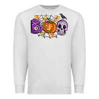 Oatmeal Heather Boo halloween Premium Sweatshirt - Artiststas
