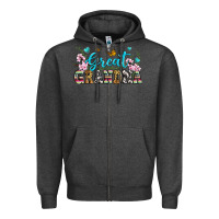 Charcoal Heather great grandma Zipper Hoodie - Zillion Design Studio