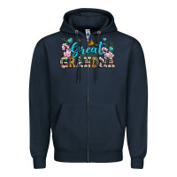 Navy great grandma Zipper Hoodie - Zillion Design Studio
