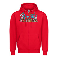 Red great grandma Zipper Hoodie - Zillion Design Studio