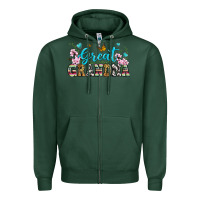Sports Green great grandma Zipper Hoodie - Zillion Design Studio