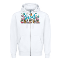 White great grandma Zipper Hoodie - Zillion Design Studio