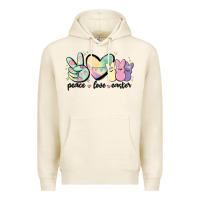 Tofu peace love peeps Premium Hoodie - MaliasSmallBusiness