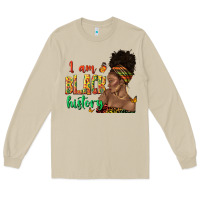 Mushroom i am black history afro black woman juneteenth Long Sleeve Tee - texasbilliewilder