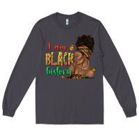 Smoke i am black history afro black woman juneteenth Long Sleeve Tee - texasbilliewilder