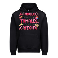 Black pandulce bunuelos tamales abuelita cafecito Urban Hoodie - MaliasSmallBusiness