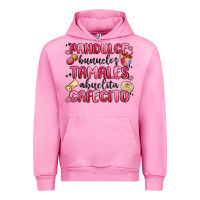 Fuchsia Pink pandulce bunuelos tamales abuelita cafecito Urban Hoodie - MaliasSmallBusiness