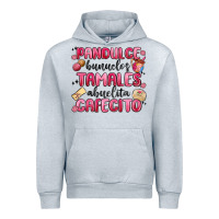 Heather Grey pandulce bunuelos tamales abuelita cafecito Urban Hoodie - MaliasSmallBusiness