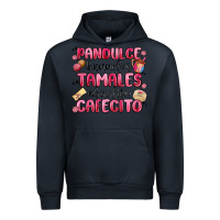 Navy pandulce bunuelos tamales abuelita cafecito Urban Hoodie - MaliasSmallBusiness