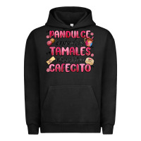 Pigment Black pandulce bunuelos tamales abuelita cafecito Urban Hoodie - MaliasSmallBusiness