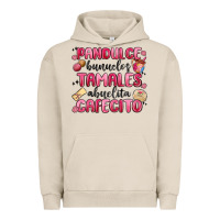Pigment French Oak pandulce bunuelos tamales abuelita cafecito Urban Hoodie - MaliasSmallBusiness