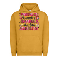 Pigment Peanut Butter pandulce bunuelos tamales abuelita cafecito Urban Hoodie - MaliasSmallBusiness