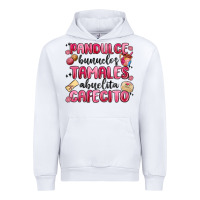White pandulce bunuelos tamales abuelita cafecito Urban Hoodie - MaliasSmallBusiness