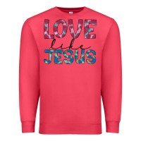Cardinal love like jesus Premium Sweatshirt - JahusDesignShop
