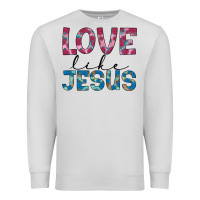 Dove Grey love like jesus Premium Sweatshirt - JahusDesignShop