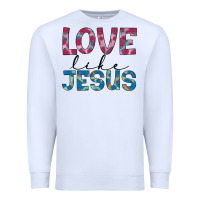 White love like jesus Premium Sweatshirt - JahusDesignShop