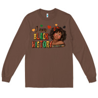 Chestnut i am black history afro girl Long Sleeve Tee - texasbilliewilder