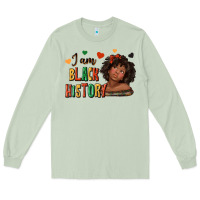 Matcha i am black history afro girl Long Sleeve Tee - texasbilliewilder