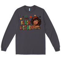 Smoke i am black history afro girl Long Sleeve Tee - texasbilliewilder