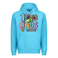 Ocean Blue 100 days of school cheer Premium Hoodie - MaliasSmallBusiness