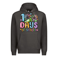 Smoke 100 days of school cheer Premium Hoodie - MaliasSmallBusiness