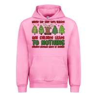 Fuchsia Pink where the tree tops glisten Urban Hoodie - MaliasSmallBusiness