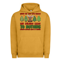 Pigment Peanut Butter where the tree tops glisten Urban Hoodie - MaliasSmallBusiness