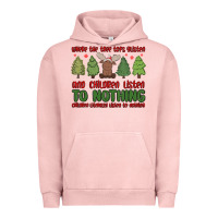 Pigment Salmon where the tree tops glisten Urban Hoodie - MaliasSmallBusiness